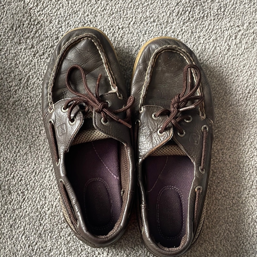 Brown Leather Sperry